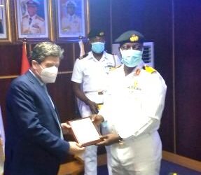 Spanish Navy Ship, MV VIGIA, Visits Nigerian Navy