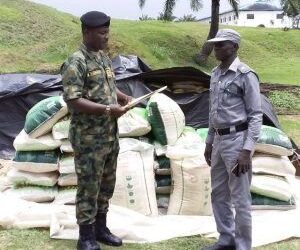 Navy Impounds 31 Bags Of Smuggled Rice In Akwa Ibom