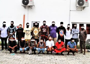 EFCC Arrests 18 Suspected Illegal Oil Bunkerers In Port Harcourt