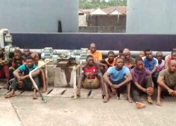 Navy Arrest 20 Suspected Crude Oil Thieves In Bayelsa