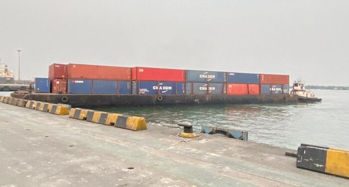 Onne Port Receives First-Ever Export-Laden Barge