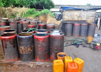 Navy Uncovers Illegal Crude Oil Market In Rivers Community