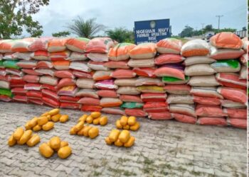 Navy Hands Over 627 Bags Of Smuggled Rice, Indian Hemp To Customs, NDLEA