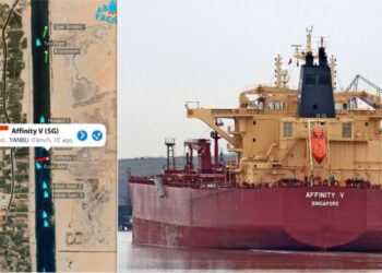 Oil Tanker Affinity V Runs Aground, Blockes Suez Canal