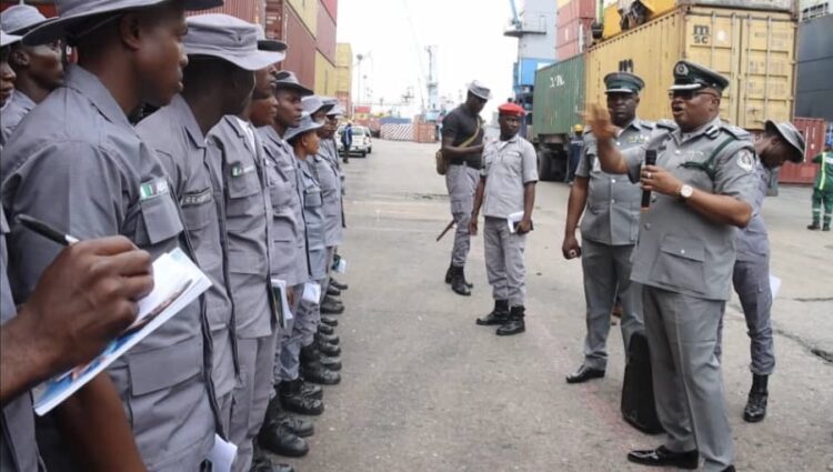 Customs Cadets Continue Study Tour To Tincan Island Command