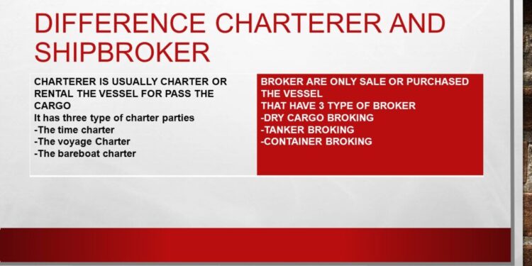 QUESTION OF THE WEEK: What Is The Difference Between A Ship Broker And Ship Charterer