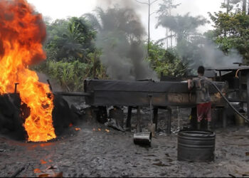 Navy Destroys Illegal Refinery In Ondo