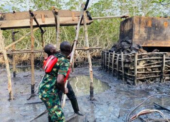 Navy Deactivates 6 Illegal Refining Sites In Delta