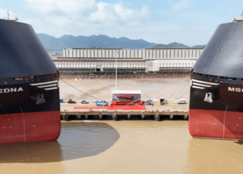 MSC Names And Takes Delivery Of Two New Vessels At A Ceremony In China