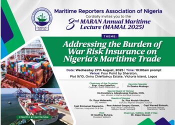 Stakeholders to Address War Risk Insurance Burden at 3rd MARAN Annual Maritime Lecture