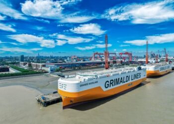Grimaldi Group Takes Delivery of Grande Auckland in China
