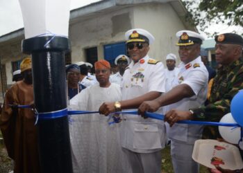 CNS Commissions New Six-Classroom Block at Nigerian Navy Secondary School Abeokuta