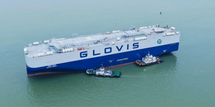 Newbuild Pure Car and Truck Carrier Named in Ceremony in Guangzhou, China