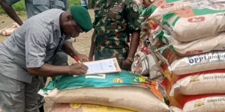 Navy Hands Over Seized Items To Customs, Civil Defence In Badagry