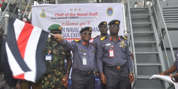 Flag Officer Commanding Eastern Naval Command Flags Off Exercise “Din Mingi”