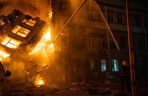 Ukrainian Ports and Civilian Vessels Damaged in Russian Drone Attacks