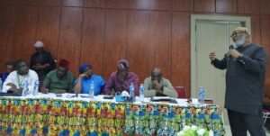 Opening session of the launch of a technical training for CRFFN staff on Maritime Anti-Corruption Network (MACN) tools in Abuja on Wednesday.