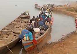 Rickety wooden Boats