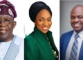 Photo mix: President Bola Ahmed Tinubu, Minister of Industry, Trade and Investment, Dr. Jumoke Oduwole and Director, National Single Window Project, Mr Tola Fakolade