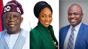 Photo mix: President Bola Ahmed Tinubu, Minister of Industry, Trade and Investment, Dr. Jumoke Oduwole and Director, National Single Window Project, Mr Tola Fakolade
