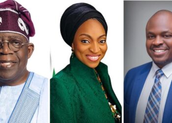 Photo mix: President Bola Ahmed Tinubu, Minister of Industry, Trade and Investment, Dr. Jumoke Oduwole and Director, National Single Window Project, Mr Tola Fakolade