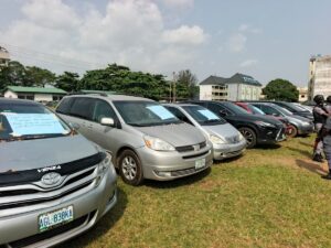 FOU Zone ‘A’ Arrest Female Suspect, Intercepts Rice, Cannabis, Cars Worth N3.3bn