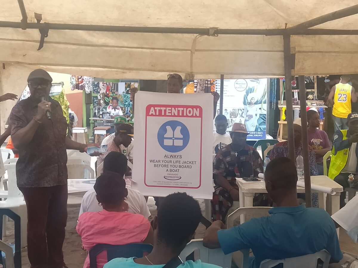 SWAAADO Deepens Waterways Safety Sensitisation Across Lagos Riverine Communities