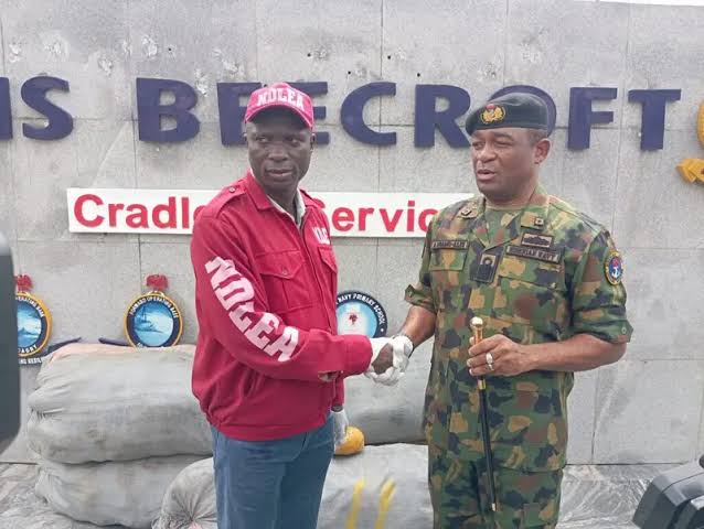 Navy Destroys Drug Syndicate, Hands Over 489kg Of Cannabis To NDLEA