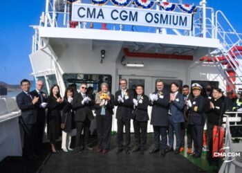 CMA CGM Christens Its Newest Methanol-Powered Ship