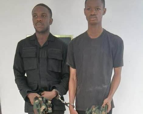 C’River: Navy Hands Over 2 Suspected Military Impersonators To Police