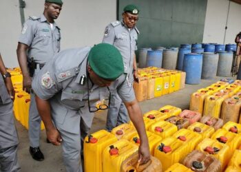 NCS Auctions 14,375 Litres Of Smuggled PMS In C’River