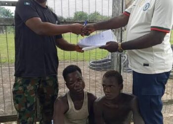 Bayelsa: Navy Hands Over 2 Suspects Cable Vandals To NSCDC