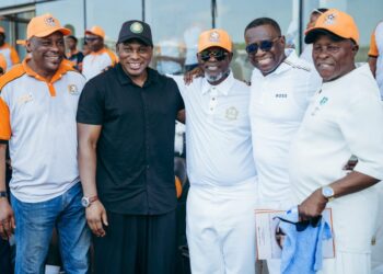 Ex-Super Eagles Amokachi, Dosu Joseph, Fatai Amoo Grace Taiwo Afolabi Cup Final
