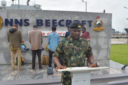 Nigerian Navy Hands Over Five Suspected Stowaways to Immigration Service