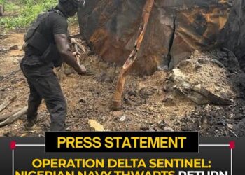 Navy Disrupts Re-Establishment Of Illegal Refining Activities In Rivers