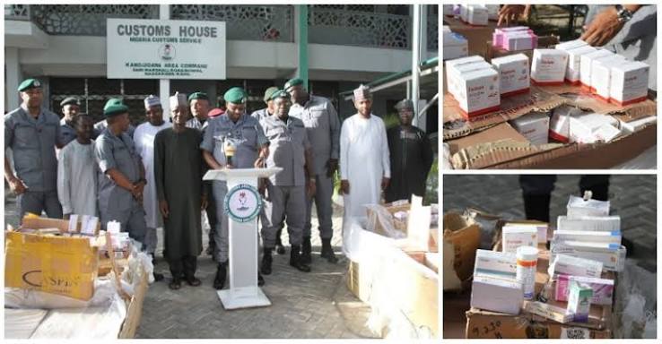 Customs Intercepts Over 580,000 Unregistered Medicaments in Kano, Hands-Over to NAFDAC
