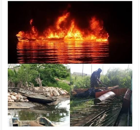Navy Recovers 52,000 Litres Of Suspected Stolen Crude Oil In Rivers 