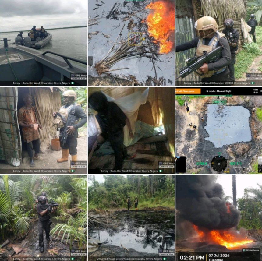 Navy Busts Illegal Crude Oil Storage Network In Rivers
