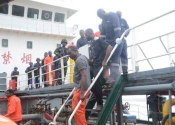 Navy Arrests Vessel With 650 Metric Tonnes Of Stolen Crude