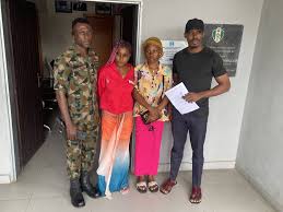 Navy Hands Over 2 Rescued Human Trafficking Victims To NAPTIP