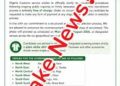 NCS Warns Against Fake Recruitment Update Circulating Online