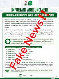 NCS Warns Against Fake Recruitment Update Circulating Online