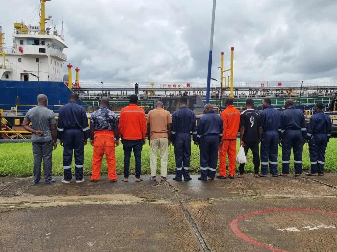 Navy Arrests Vessel With 650 Metric Tonnes Of Stolen Crude