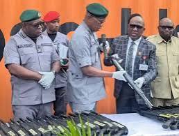 Customs Hands Over 399 Seized Rifles To Small Arms Control Centre
