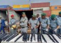 Customs Intercepts Rifle Parts, Seizes ₦373.8m Cannabis at Tin Can Port