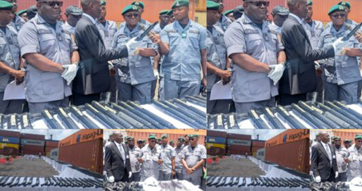 Customs Hands Over 204 Intercepted Rifles To NCCSALW