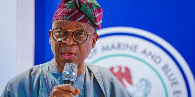 Minister of Marine and Blue Economy, Dr. Adegboyega Oyetola
