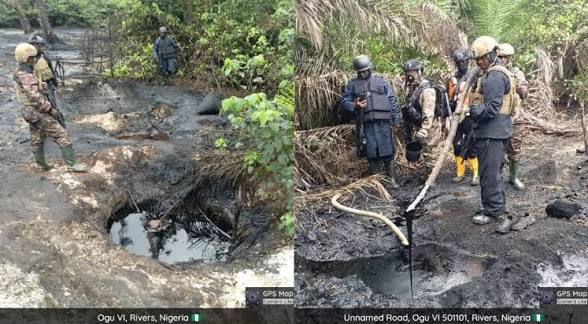 Navy Recovers 182,000 Ltrs Of Suspected Stolen Crude Oil In Rivers