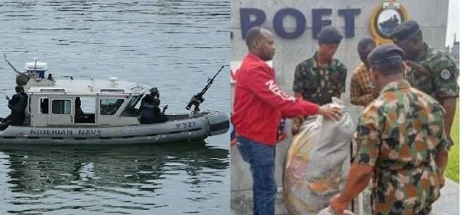 Navy Intercepts Boat With 71kg Suspected Cannabis In Kogi, Detains 3 Suspects 