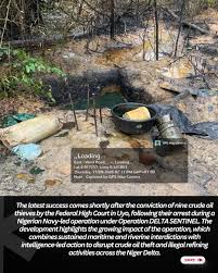 Operation ‌‍‍‍⁠⁠‌⁠‍⁠‌‌‍‍‌DELTA SENTINEL: Navy Uncovers 119,850 Litres Of Crude Oil In Rivers